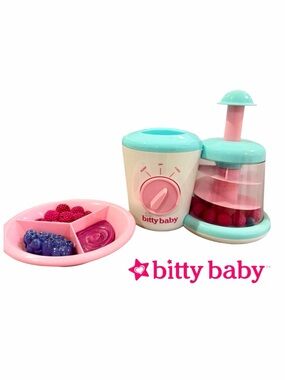 American Girl Bitty Baby Twins Bitty Blender Set RARE Full Set